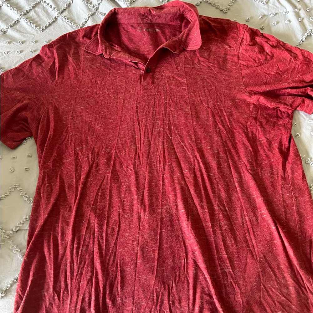 Classic Red Polo Shirt for Men